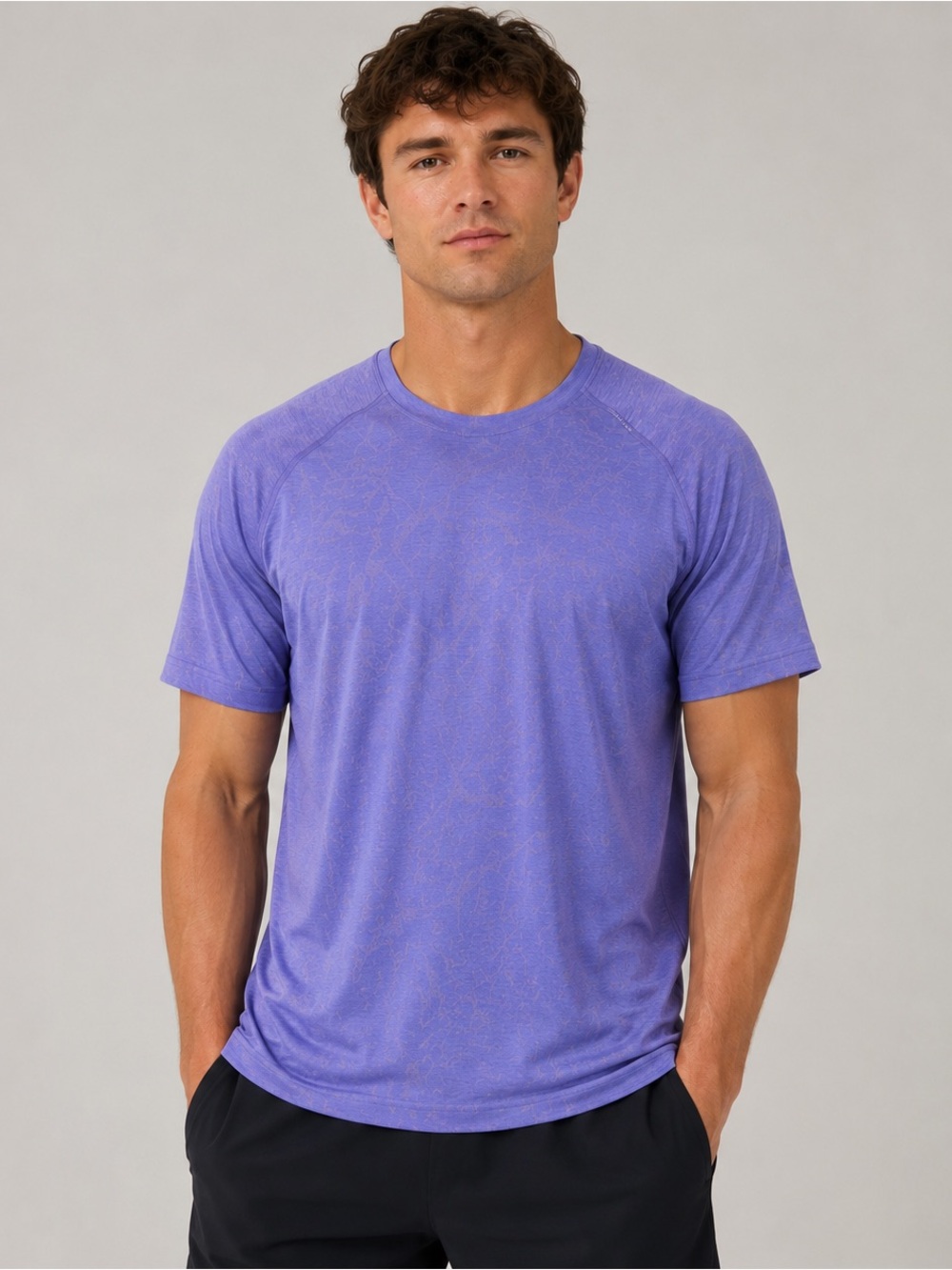 Lululemon Metal Vent Tech Shirt Men’s Large Lavender Purple Running Gym